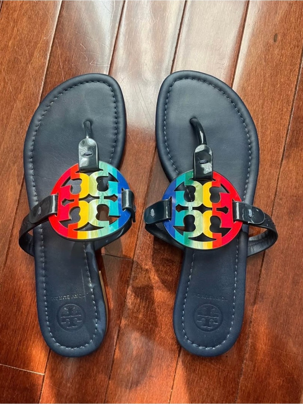 Tory Burch Rainbow Sandals 7.5